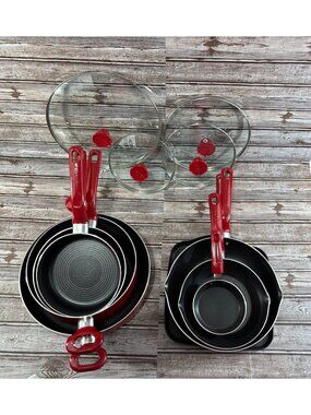 T-Fal Heat Mastery Nonstick Cookware Set 12 pc